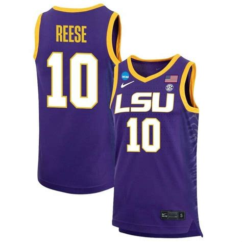 New Angel Reese Jersey LSU Tigers Basketball 2023 NCAA College Purple #10