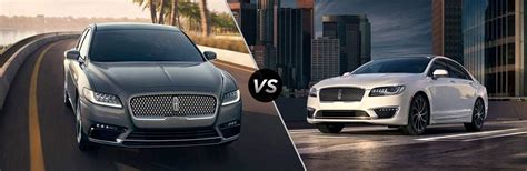 2017 Lincoln Continental vs 2017 Lincoln MKZ