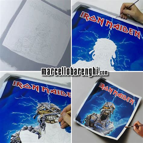 Eddie Painting - tribute to Derek Riggs and Iron Maiden on Behance