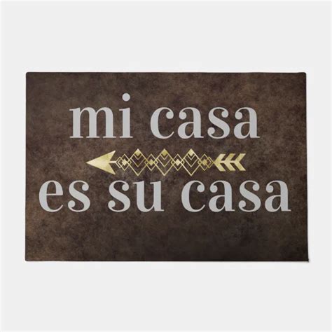 mi casa es su casa doormat | Zazzle