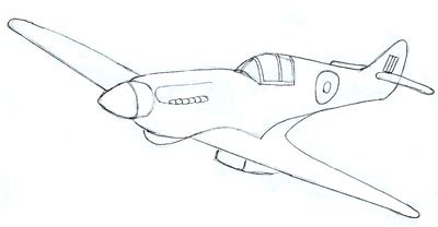 war plane drawing easy - Clip Art Library