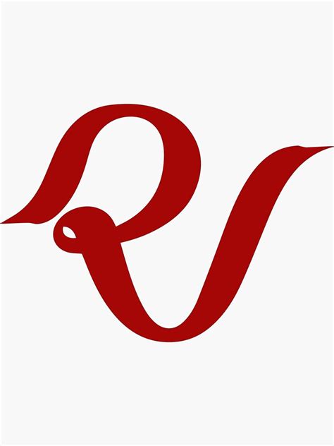 "Red Velvet Official Logo 2018 Lightstick Red" Sticker by CRYuan | Redbubble