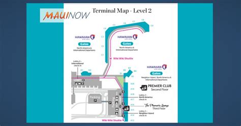 Maui Airport Terminal Map