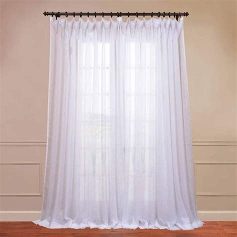 EFF 1-Panel Signature Sheer Double-Wide Window Curtain | Half price ...