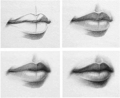 Como Dibujar Labios y Bocas de Hombres Paso a Paso | Dibujos de labios, Como dibujar labios ...