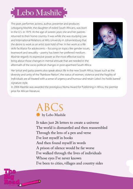 Lebo Mashile - Global Campaign for Education