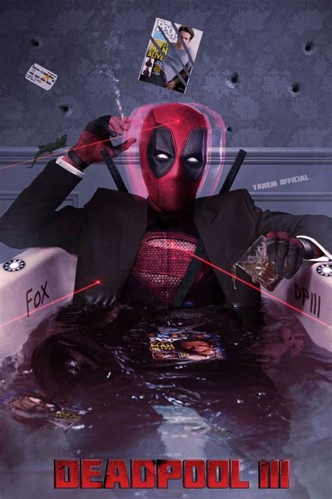 Deadpool 3 poster | Deadpool, Deadpool 3, Poster