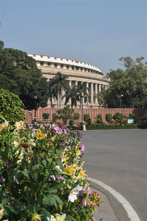 Sansad Bhavan Or Parliament Of India Stock Image - Image of design, destination: 191990969