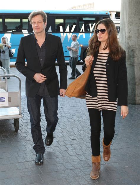 Pictures of Colin Firth With Wife Livia Giuggioli at LAX Amid Awards ...