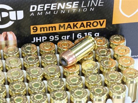 9mm Makarov Ammunition PPU JHP