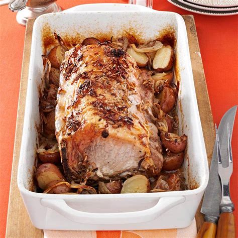 Roast Pork and Potatoes Recipe | Taste of Home