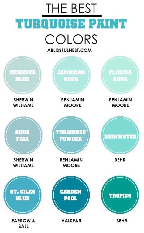 Pin by Western Home Decor on Bedroom Decoration Homemade | Turquoise paint colors, Paint colors ...