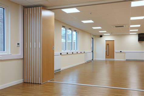 Sliding folding partitions offer an effective space solution for many ...