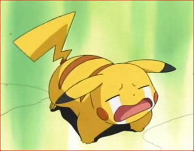 Pikachu Crying Over Ash