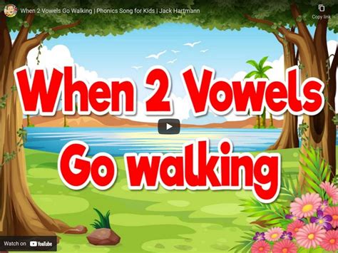 Jack Hartmann: When 2 Vowels Go Walking Instructional Video for 1st ...