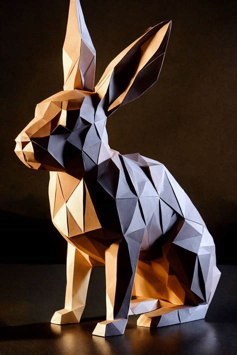 Papercraft rabbit 00g-(23) by divedave on DeviantArt