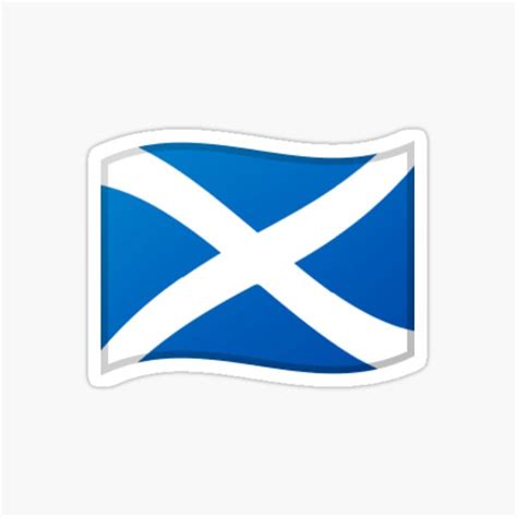 " Scotland Flag Emoji" Sticker for Sale by Stickypegatinas | Redbubble