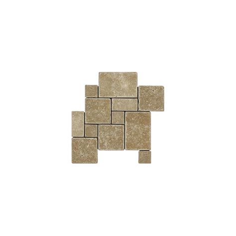 French Pattern Tile | Travertine Limestone Versailles | Exterior