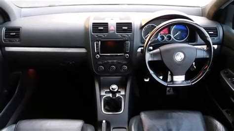 VW Golf R32 Interior - Full Leather (2008) - YouTube