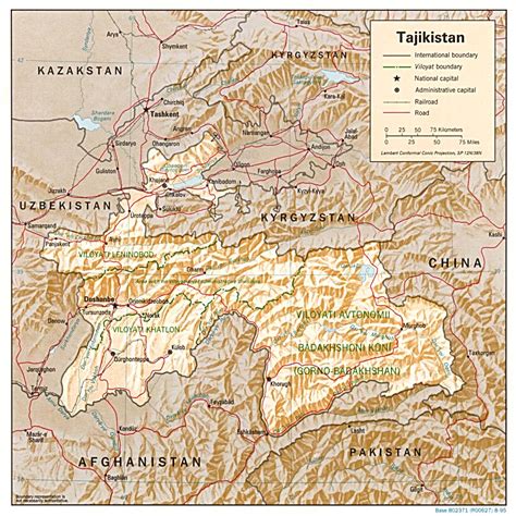 Reisenett: Tajikistan Maps