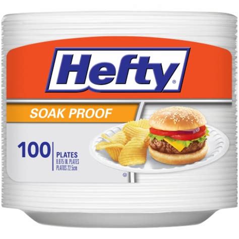 Hefty® Everyday Soak Proof Foam Plates, 100 ct / 8.875 in - Harris Teeter