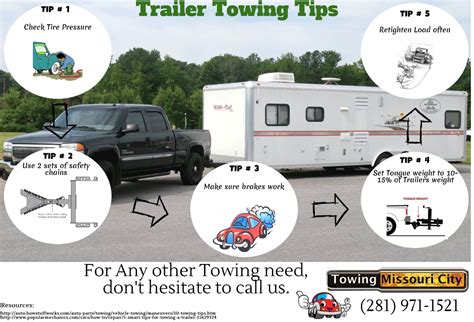 Trailer Towing Tips Infographic | Towing Missouri CityTowing Missouri City