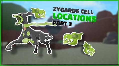 Zygarde Cell Locations ! #3 - Pokemon Brick Bronze - YouTube