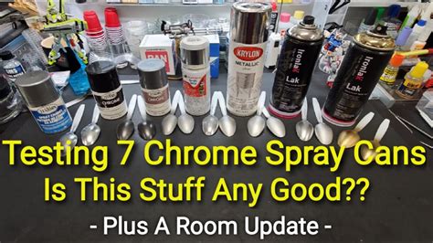 Testing 7 Different Chrome Spray Cans- Is It Any Good ? Plus Room Update - YouTube