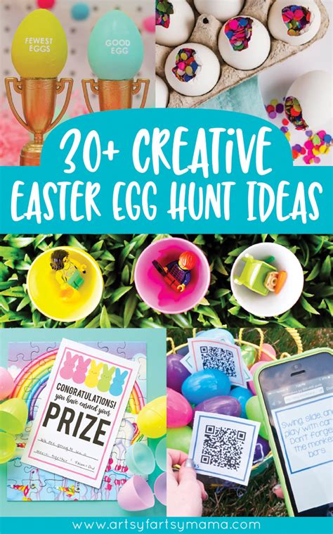 30+ Creative Easter Egg Hunt Ideas | artsy-fartsy mama