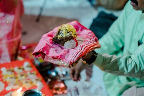 Indian Rituals on an Auspicious Day To Perform Pooja Stock Image ...