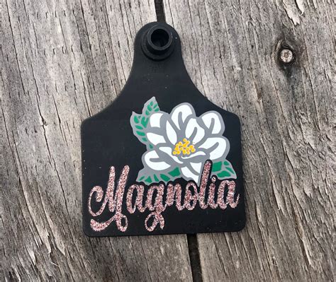 Custom Cattle Tag Full Color Livestock ID Tag Show Steer | Etsy