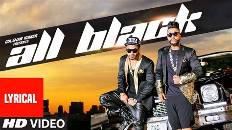 All Black Song Lyrics - Raftaar