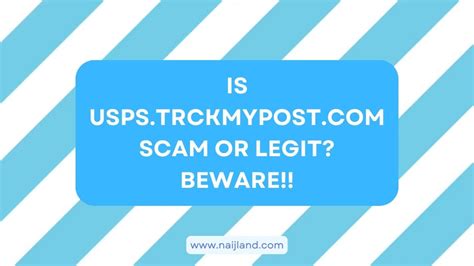 Is usps.trckmypost.com Scam or Legit? Beware!! 2024