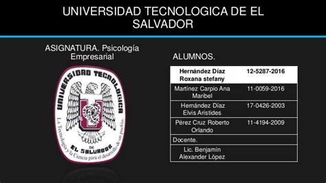 Universidad Tecnológica de El Salvador