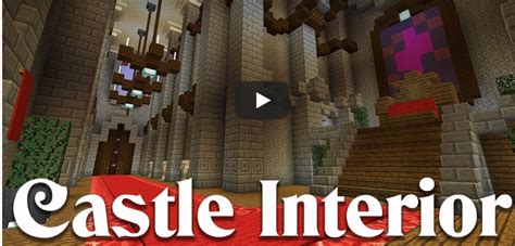 Minecraft castle interior design