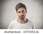 Sad Man - Portrait Free Stock Photo - Public Domain Pictures