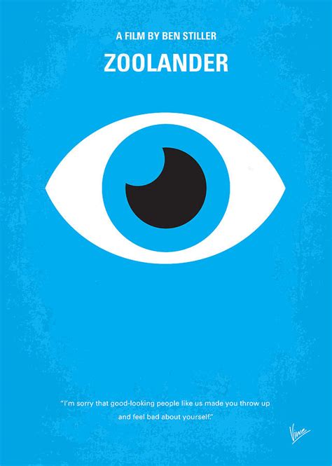 No362 My Zoolander minimal movie poster Digital Art by Chungkong Art ...