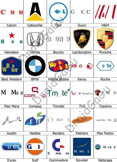 Level 5 Logo Quiz Answers