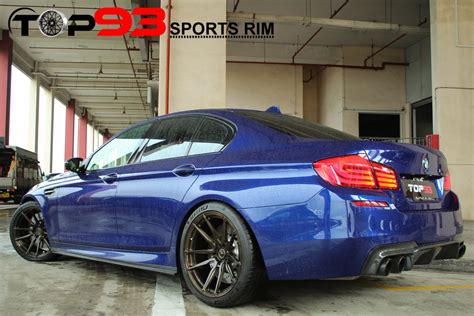 BMW M5 F10 San Marino Blue BC Forged EH301 Wheel | Wheel Front