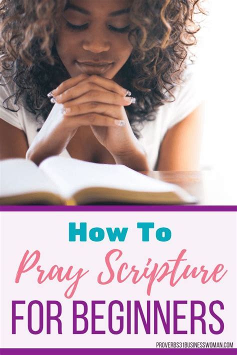 The Beginner's Guide To Praying Scripture | Prayer scriptures, Bible prayers, Scripture