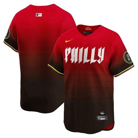 Philadelphia Phillies Team 2024 City Connect Limited Red Jersey – Orscalina Store