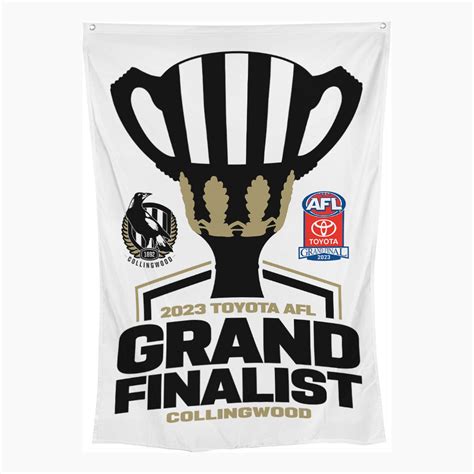 2023 AFL Premiership Collingwood Finialist Wall Flag – The AFL Store