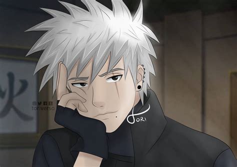 kakashi without a mask by toriverso on DeviantArt