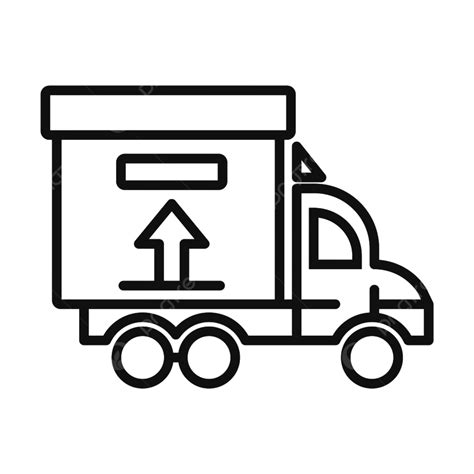 Food Delivery Truck Vector Art PNG, Truck Delivery Box Icon, Freight, Vehicle, Icon PNG Image ...