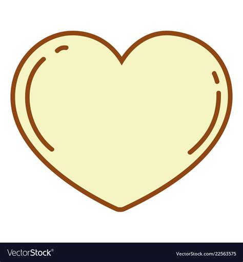 Heart cute drawing Royalty Free Vector Image - VectorStock