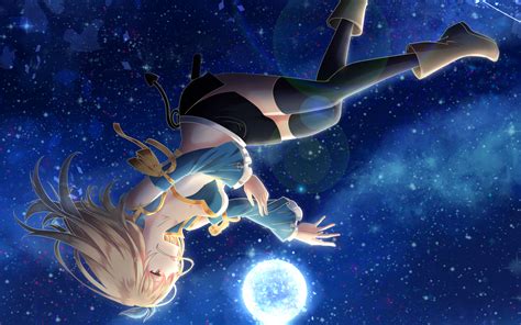Wallpaper : fairy tale, Fairy Tail, Heartfilia Lucy, blonde, space, Moon 2560x1600 - poune ...