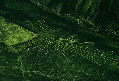 An Aerial View Of The Nazca Lines. They Photograph by Bates Littlehales