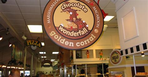 Chocolate Fountain at Golden Corral