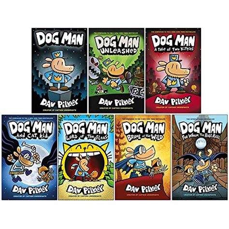 Dog Man Series 7 Books Collection Set : Dog Man, Unleashed, A Tale of ...