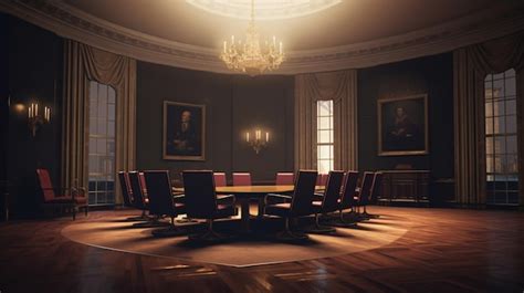 Premium AI Image | White House meeting room photo high quality